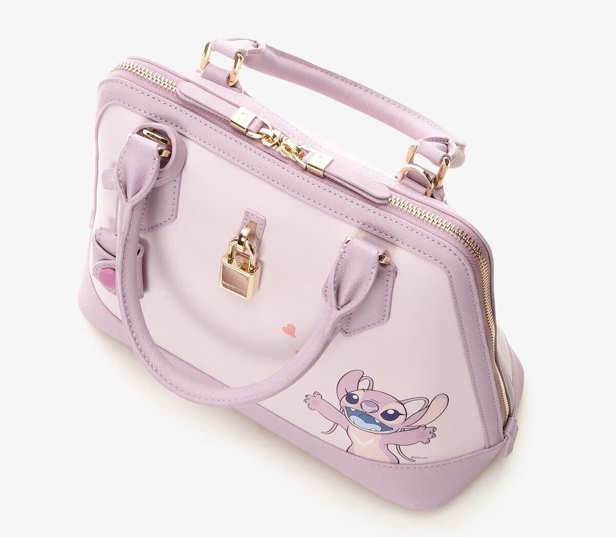 Disney 100th Anniversary Stitch Angel 2way Shoulder Bag Leather Women Samantha