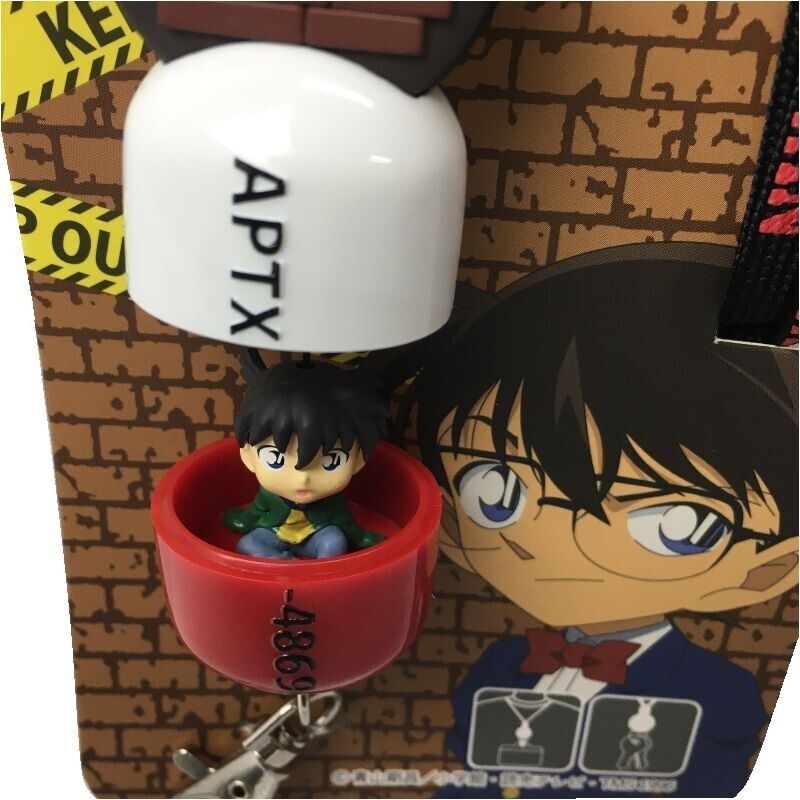 Detective Conan Shinichi Kudo APTX4869 Reel Neck Strap Japan Limited