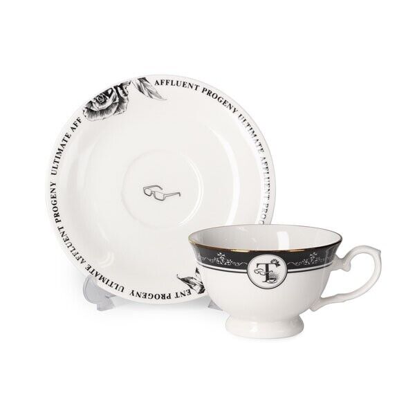 Danganronpa Byakuya Togami Initial Design Cup & Saucer Porcelain Japan Limited