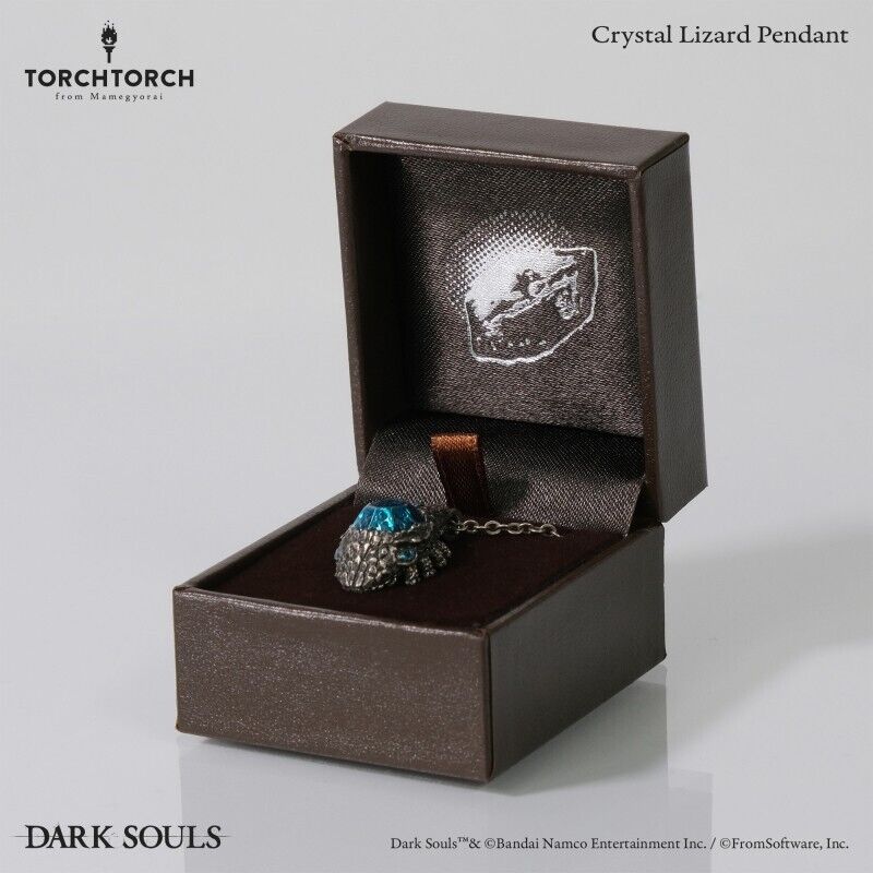 DARK SOULS Crystal Lizard Pendant Necklace w/ Box TORCH TORCH Japan