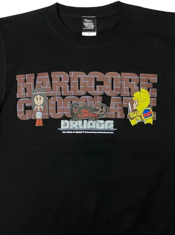 The Tower of Druaga T-shirt Black L Size Namco Japan Videogame