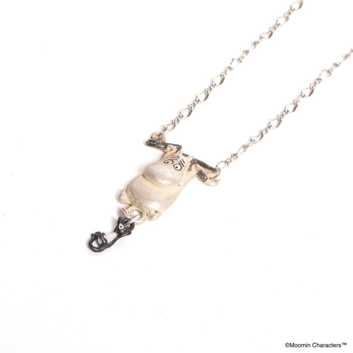 Moomin and Black Shadow Swinging Necklace Pendant Palnart Poc Japan Limited