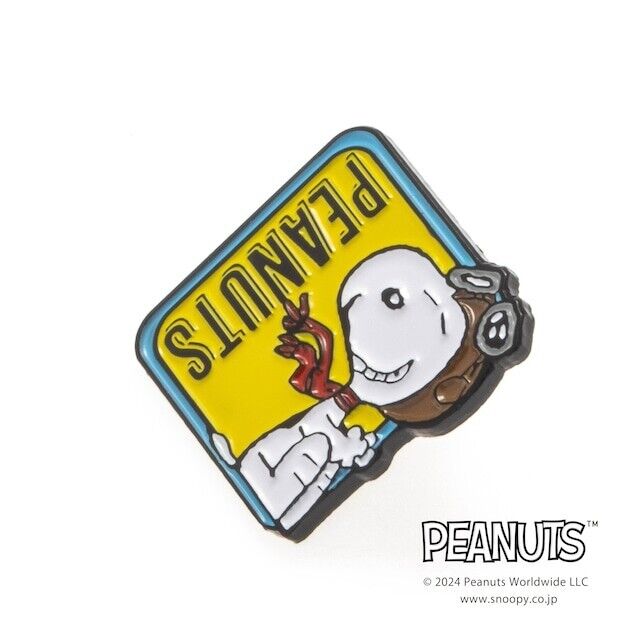 Peanuts Snoopy Flying Ace Lapel Pins Brooch Japan Limited