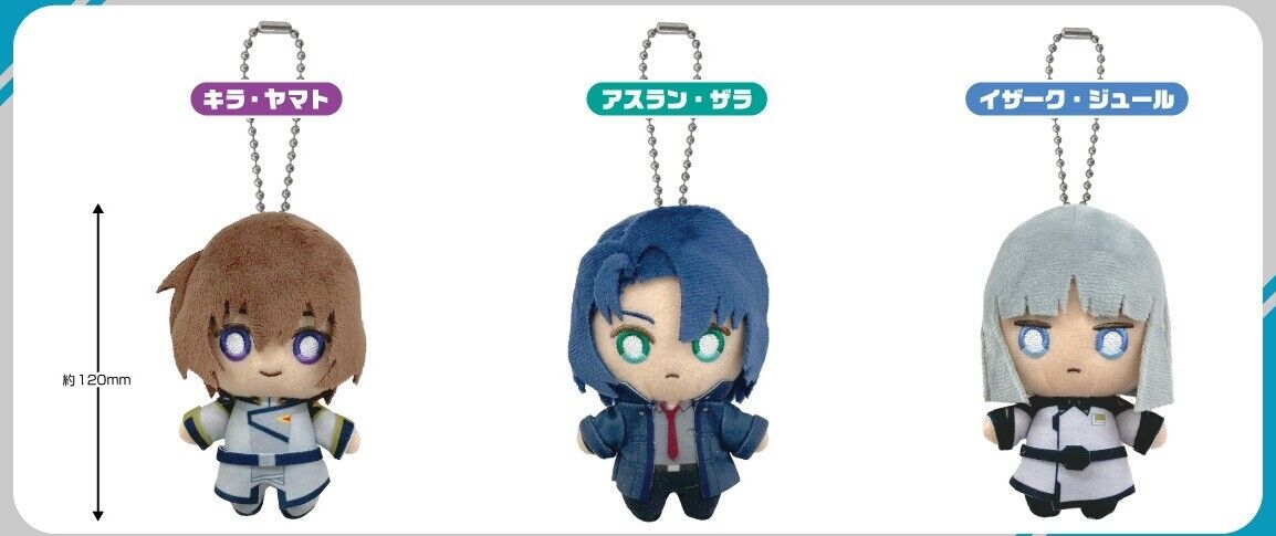 Mobile Suit Gundam SEED Freedom Athrun Zala Mini Plush w/ Ballchain Bandai Japan