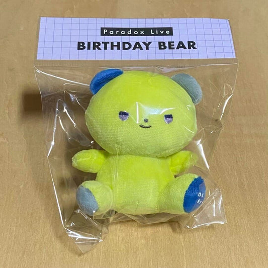 Paradox Live BIRTHDAY BEAR The Cat's Whiskers Ryu Natsume Plush 2024 Japan LTD