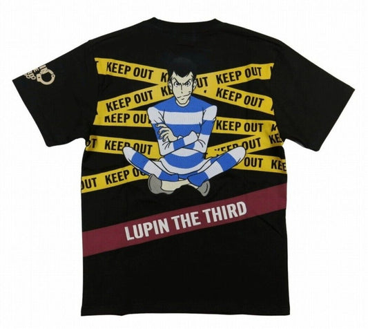 Lupin III the 3rd Third 50th Anniversary T-shirt Embroidery L Size Unisex