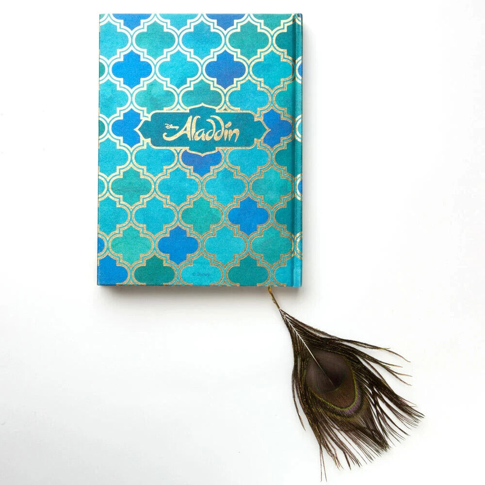 Broadway Musical Disney Aladdin Notebook w/ Feather