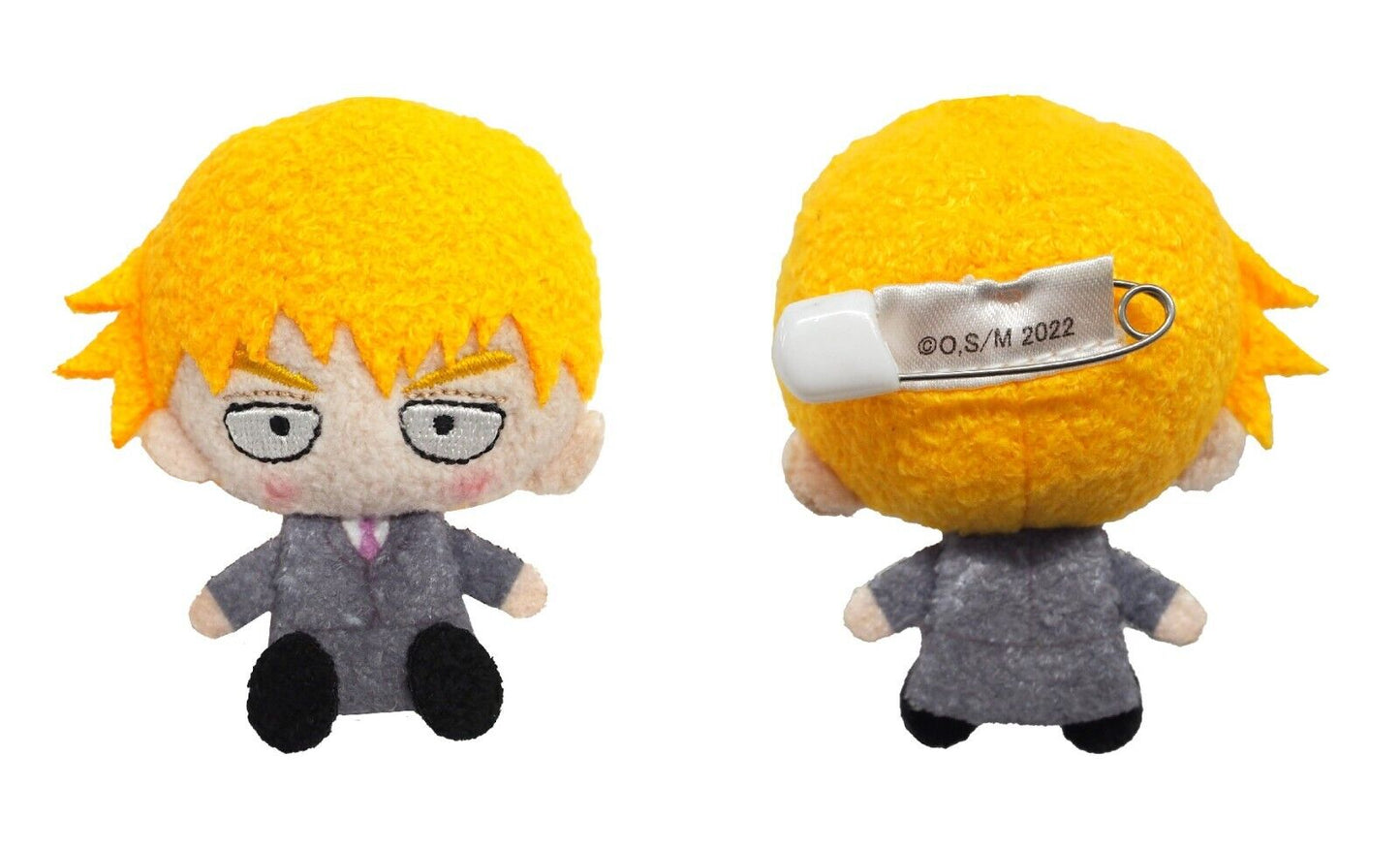 Mob Psycho 100 Mini Plush Brooch Complete 6 Set Japan Limited