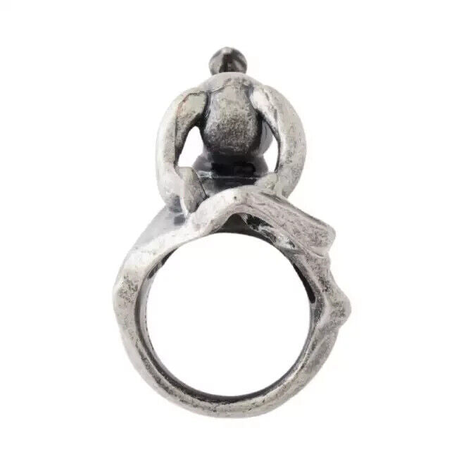 Disney Tim Burton's The Nightmare Before Christmas Zero Ring Jewelry 6.5-7 Q-Pot