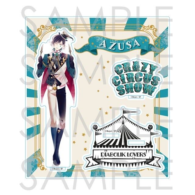 DIABOLIK LOVERS CRAZY CIRCUS SHOW Azusa Mukami Acrylic Stand Figure 14cm Japan