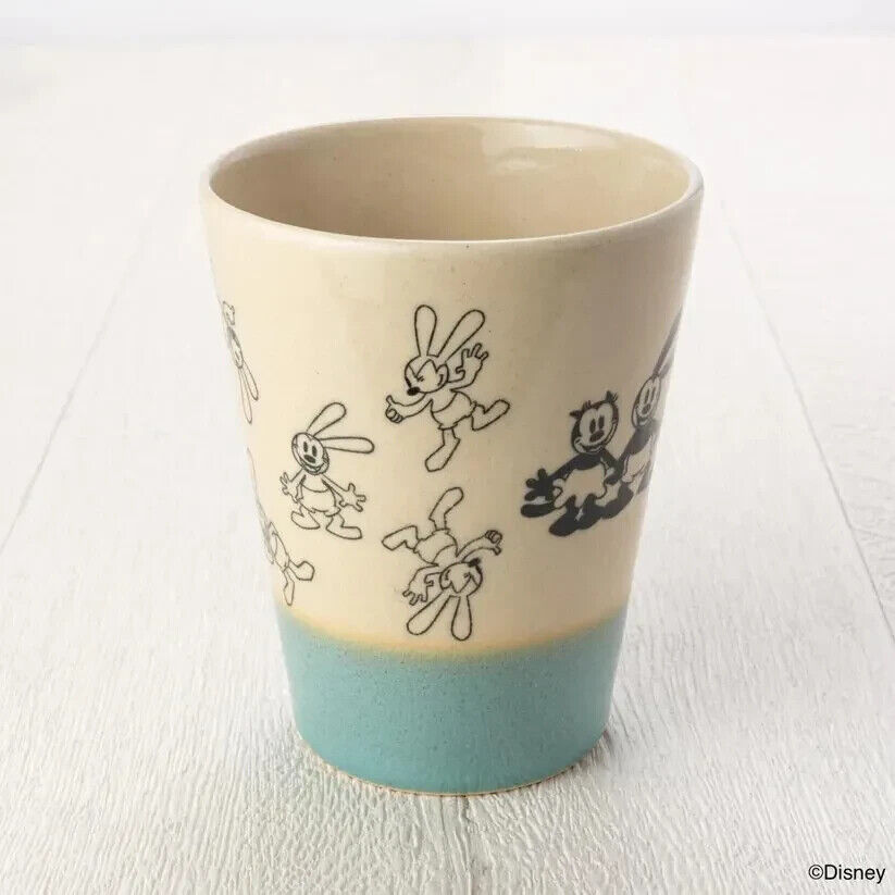 Disney Oswald the Lucky Rabbit MASHICO Tumblr Cup 190ml Multi Pattern Light Blue