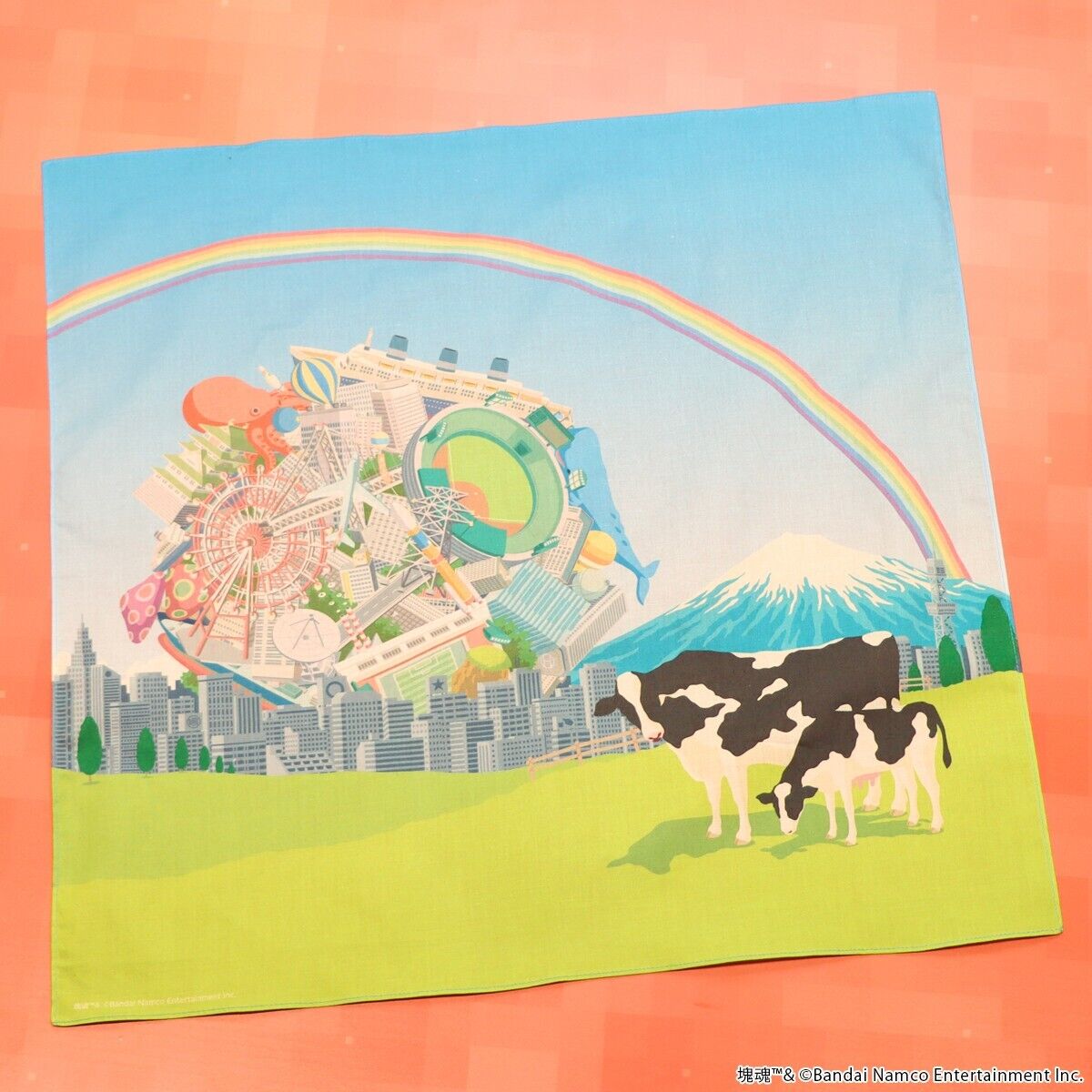 Katamari Damacy Handkerchief 45cm Bandai Namco Japan Limited