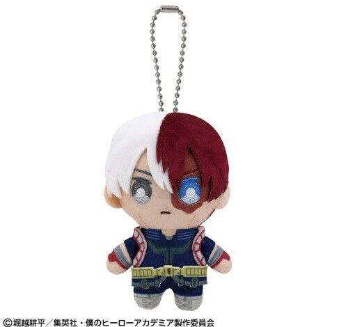 My Hero Academia Shoto Todoroki Chibi Plush w/ Ballchain Vol.2 Bandai Japan