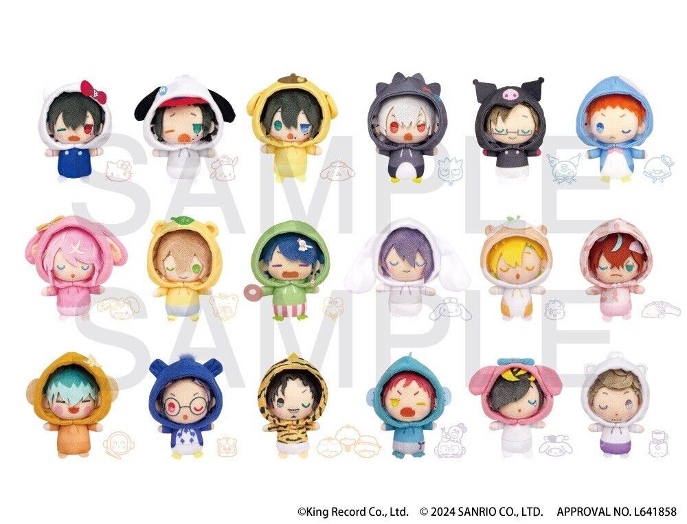 Hypnosis Mic Dotsuitare Hompo Rei Amayado Sanrio Goropikadon Mini Plush Nakayoku