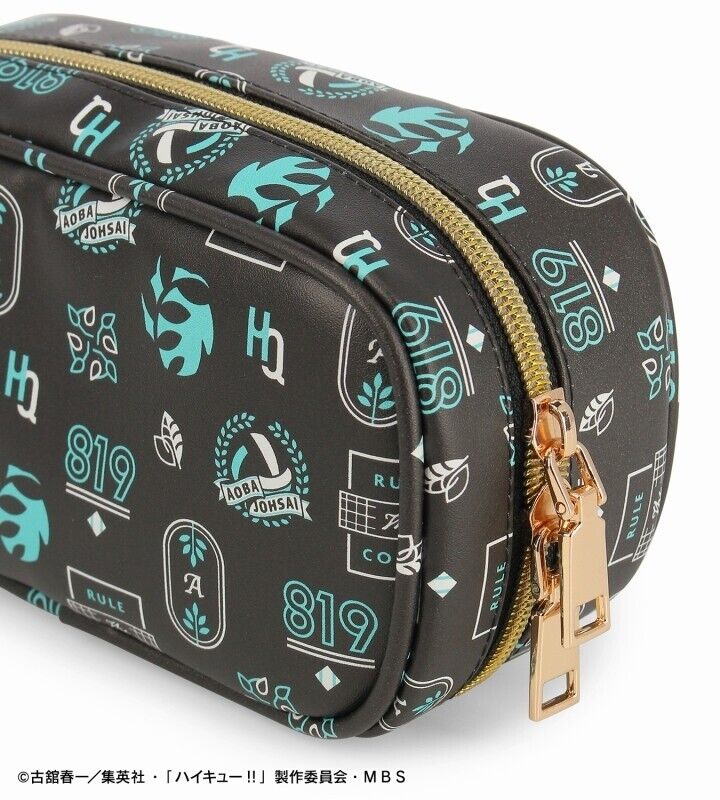 Haikyuu!! Haikyu Aoba Johsai High School Motif Pouch Case Bag Japan Limited