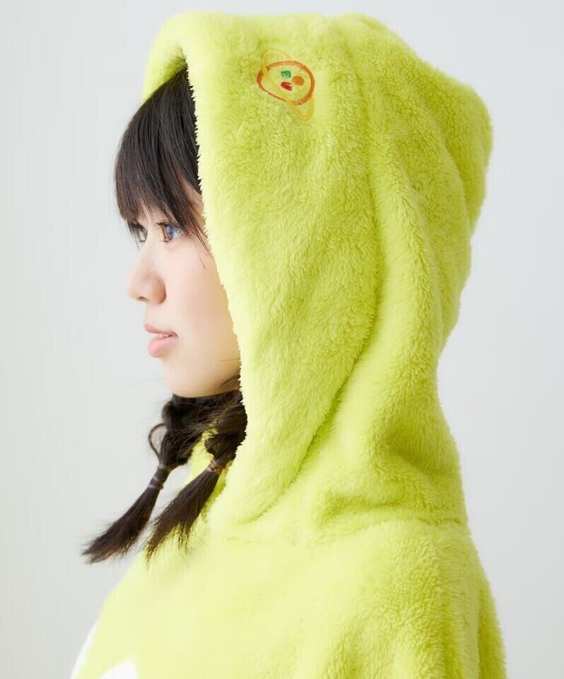 Disney Pixar Toy Story Alien Little Green Men Boa Fluffy Hoodie Poncho Women