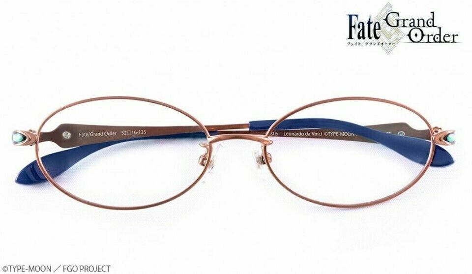 Fate Grad Order Leonardo Da Vinci Model Glasses Frame Japan Cosplay