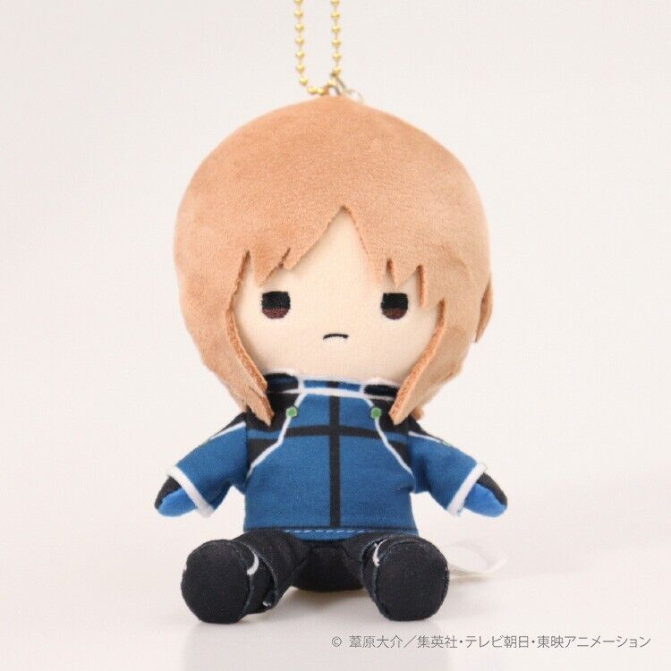 World Trigger Shiro Kikuchihara Mini Plush w/ Ballchain Charm Munyugurumi Japan