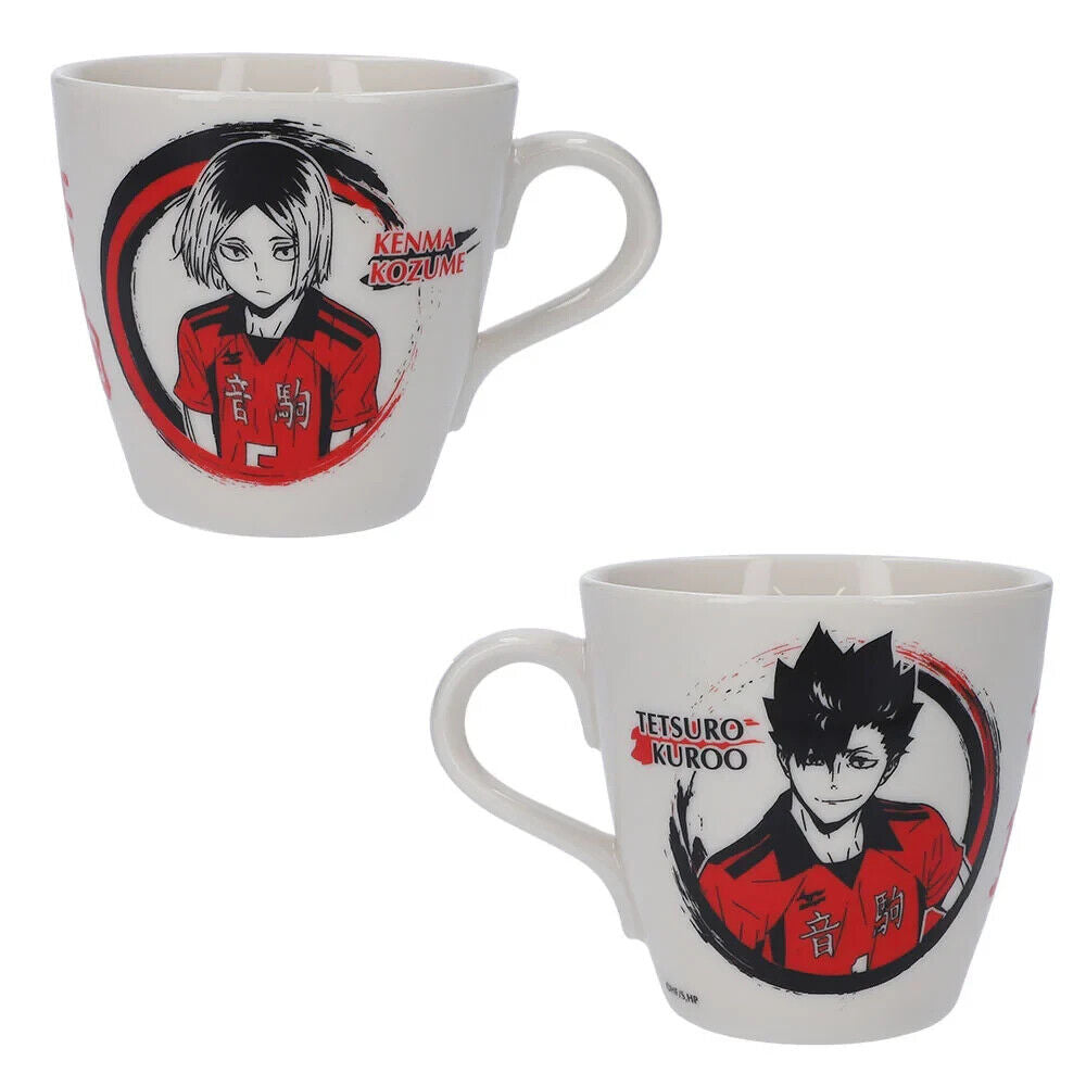 Haikyuu!! Haikyu Nekoma Kenma Kozume Tetsuro Kuroo Mug Cup Porcelain Jump Shop