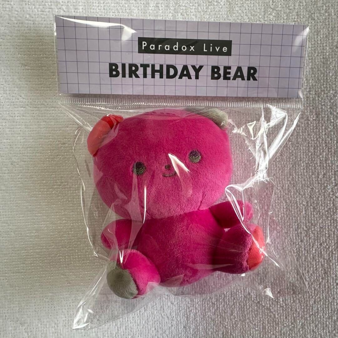 Paradox Live BIRTHDAY BEAR BAE Anne Faulkner Plush 2024 Japan Limited