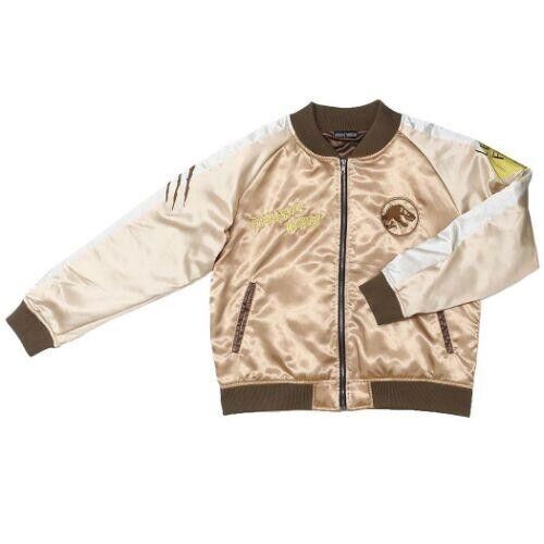 Jurassic World Satin Jacket Embroidery Sukajan L Size Unisex Japan Limited