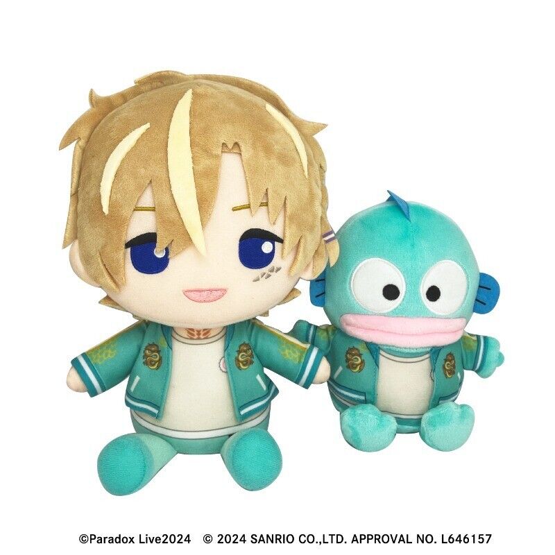 Paradox Live Buraikan Chisei Kuzuryu Sanrio Hangyodon Plush Set Japan Limited