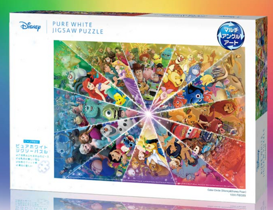 Disney Color Circle (Disney&Disney/Pixar) 1000 Piece Puzzle Tenyo ‎DP-1000-870