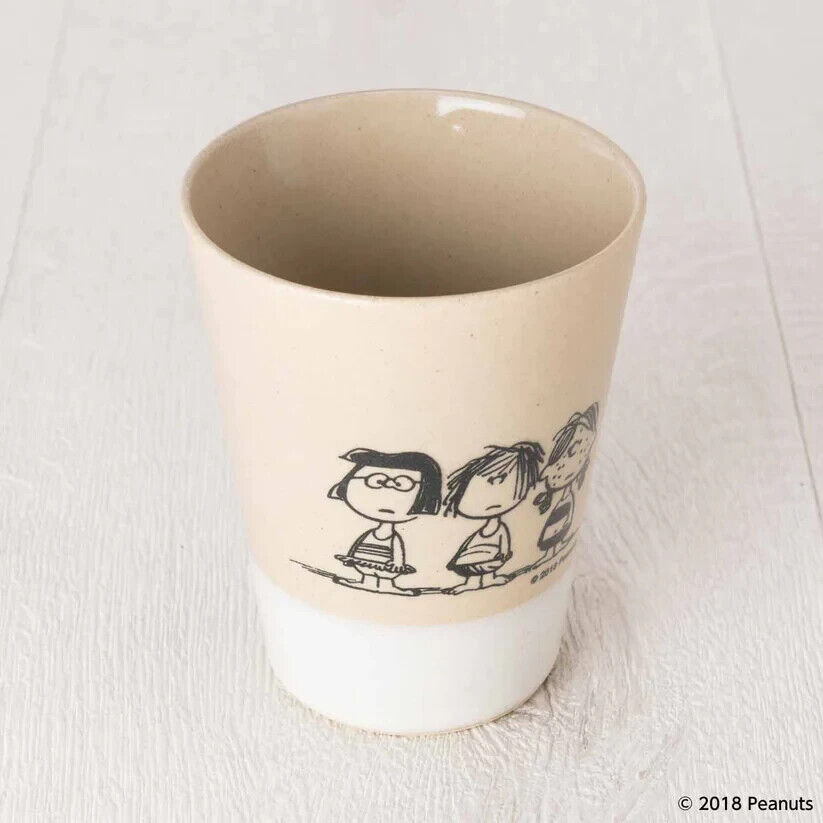 Peanuts 70th Anniversary Snoopy Beach Tumblr Cup White 190ml Pottery MASHICO