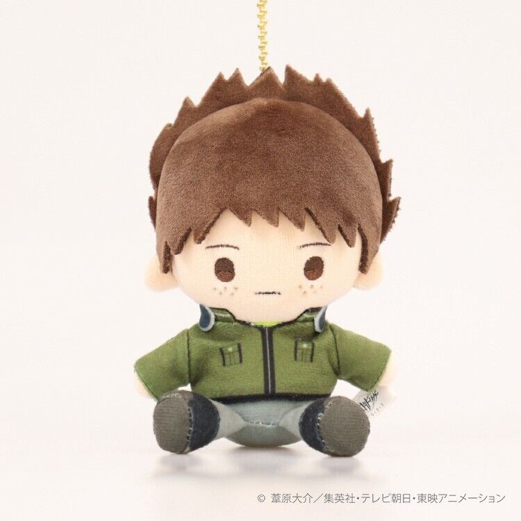 World Trigger Hisato Sasamori Mini Plush w/ Ballchain Charm Munyugurumi Japan