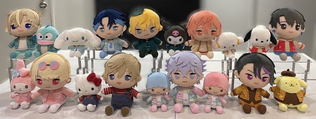 Paradox Live Buraikan Chisei Kuzuryu Sanrio Hangyodon Plush Set Japan Limited