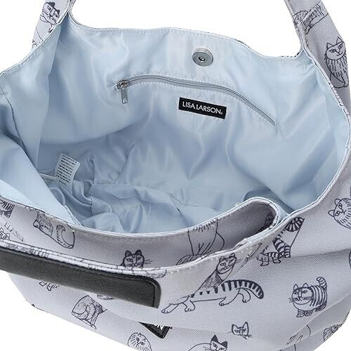 Lisa Larson Sketch Cats Balloon Tote Bag 5L Gray Women