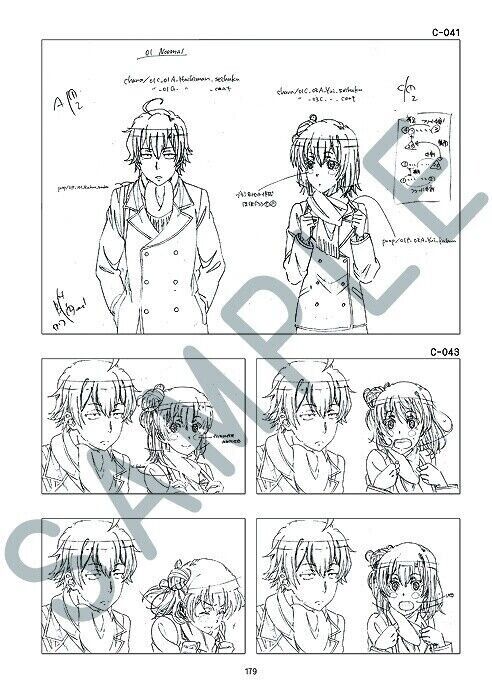 My Teen Romantic Comedy SNAFU Too! Key Frame Collection Book Vol.2 Art Animation