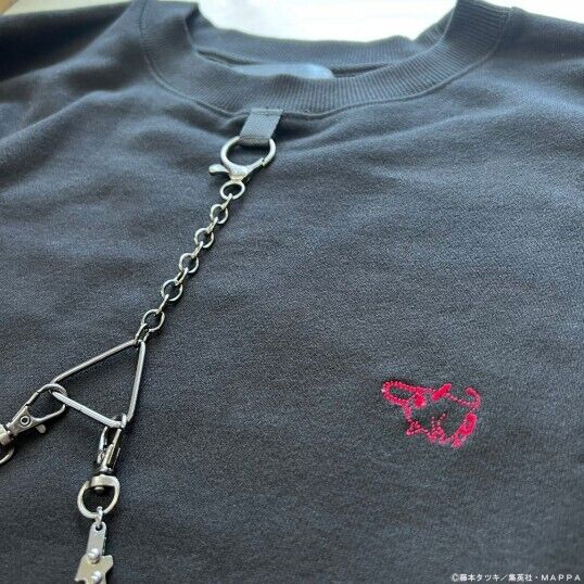 Chainsaw Man Pochita Denji Big Sweatshirt w/ Pull Cord Chain Unisex Cospay