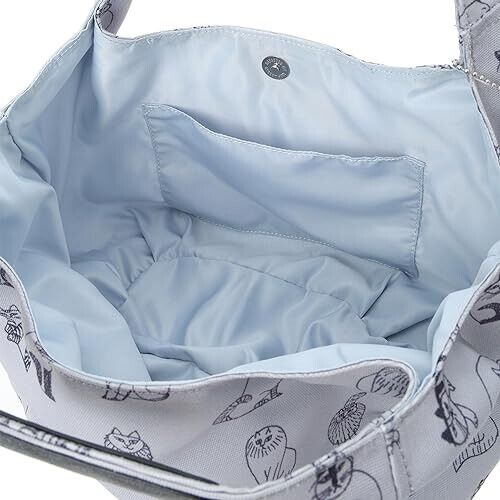 Lisa Larson Sketch Cats Balloon Tote Bag 5L Gray Women