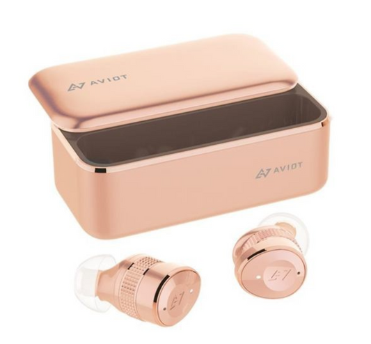 AVIOT TE-BD21j-ltd-GL Rose Gold Complete Wireless Earphone Snapdragon Sound NEW