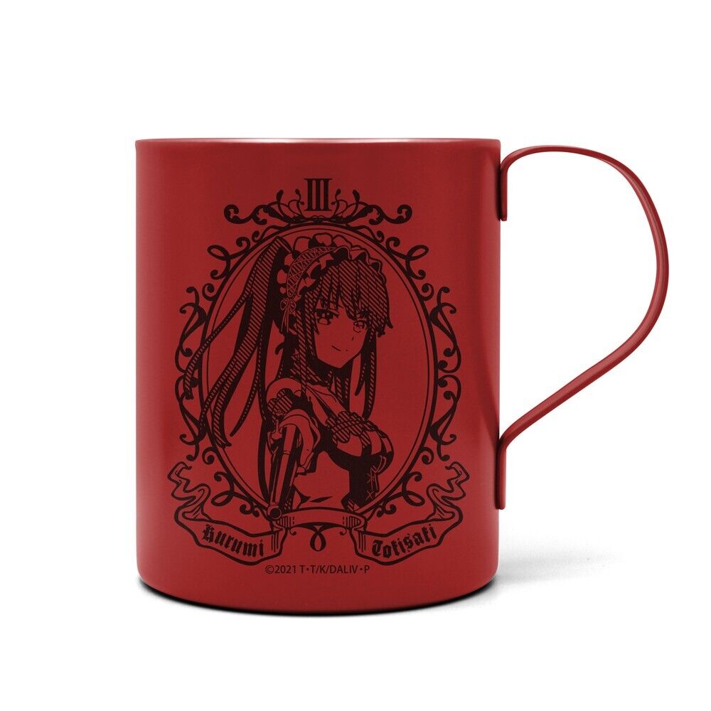 Date A Live Kurumi Tokisaki Stainless Steel Double Wall Mug Cup 300ml Japan LTD