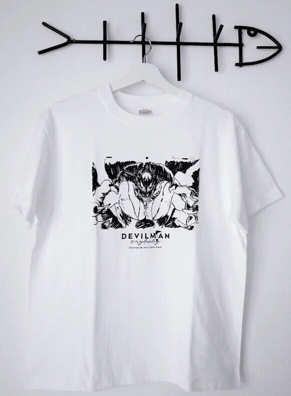 DEVILMAN CRYBABY T-shirt White L Size Unisex Science Saru Japan Limited