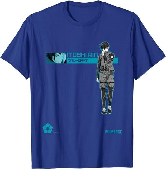 Blue Lock Rin Itoshi T-shirt Royal L Size Japan Limited