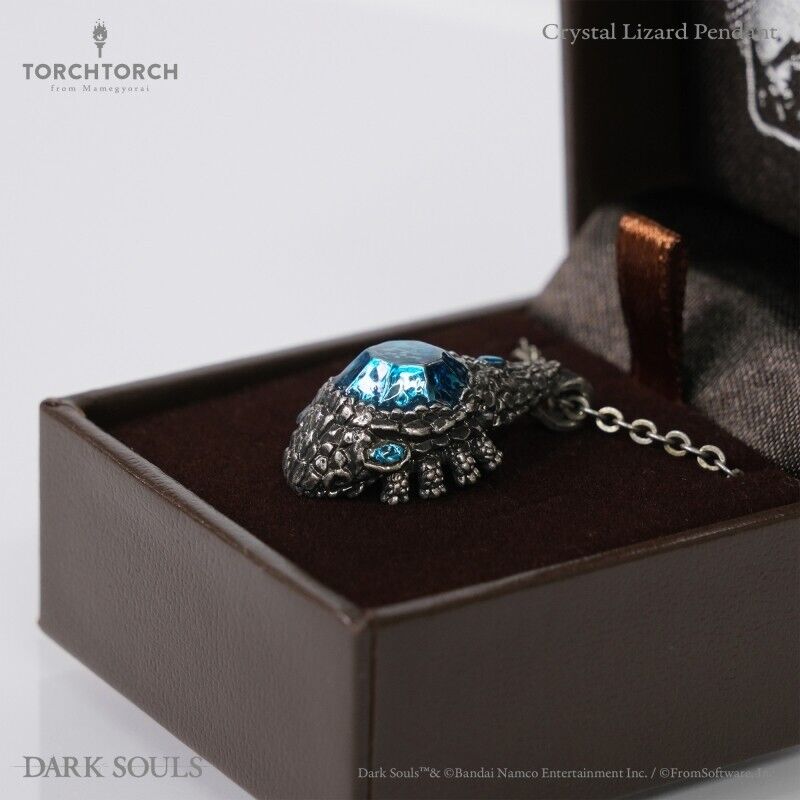 DARK SOULS Crystal Lizard Pendant Necklace w/ Box TORCH TORCH Japan