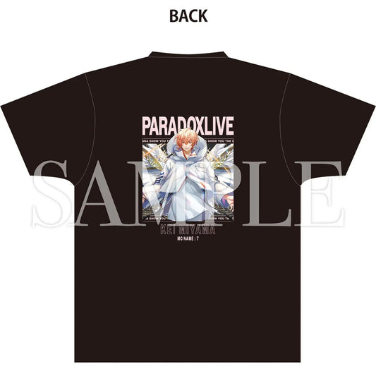 Paradox Live 1Nm8 Kei Miyama Phantometal T-shirt Back Print Unisex Japan LTD