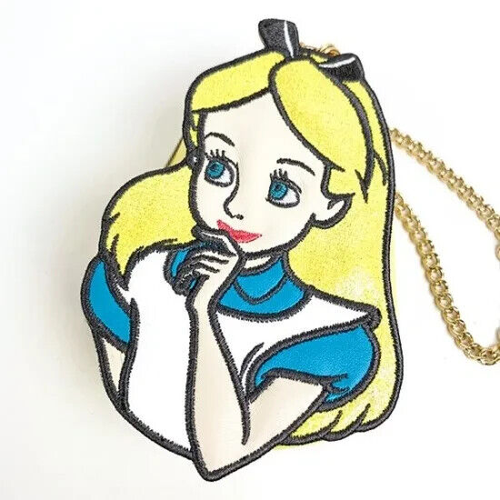 Disney Alice in Wonderland Diecut Pouch Bag Charm Accommode Japan Limited