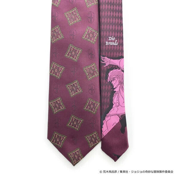 JoJo's Bizarre Adventure Pt.1 Phantom Blood Dio Brando Tie Necktie Wine Japan