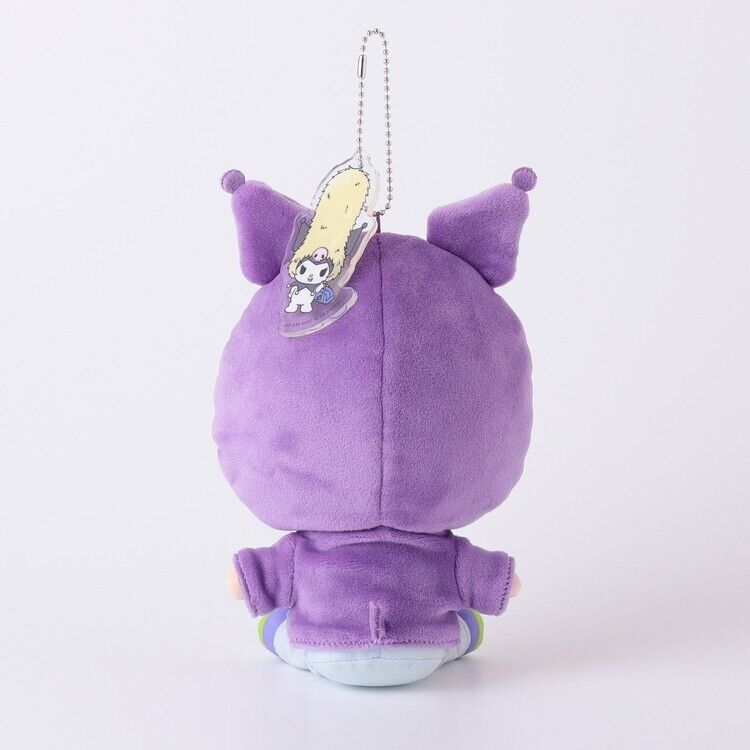 Mob Psycho 100 Teruki Hanazawa Sanrio Kuromi Mini Plush w/ Ballchain Munyugurumi