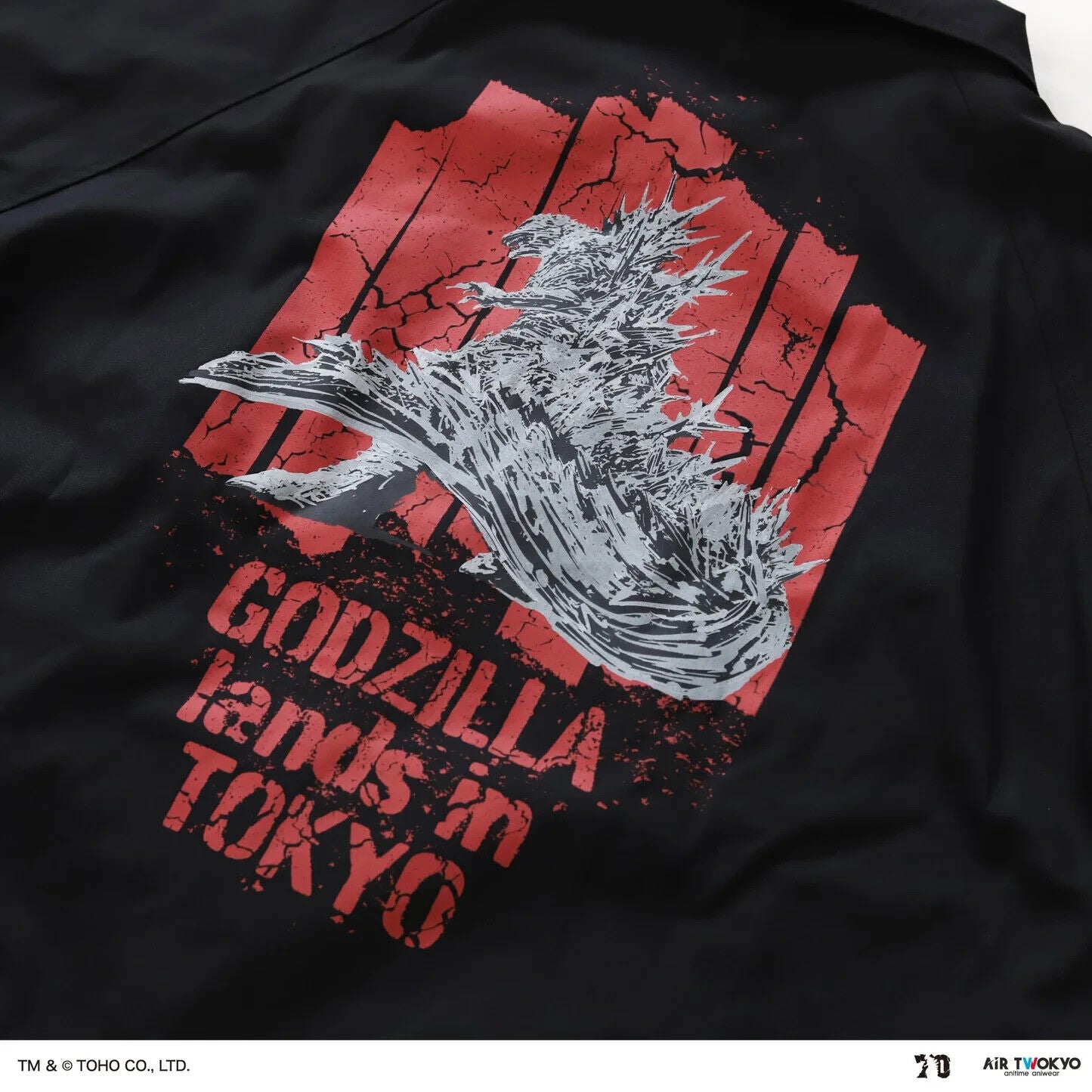 Godzilla 70th Anniversary Minus One Jacket Black XL Size Unisex Kaiju Japan