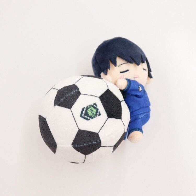 Blue Lock Yoichi Isagi Soccer Ball Squeeze Mini Plush w/ Ballchain Japan Limited