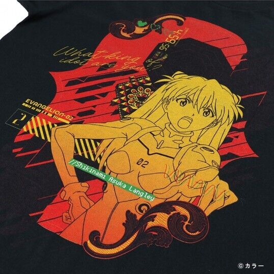 Evangelion Asuka Langley Sohryu T-shirt Long Sleeve 2XL Size Unisex Japan LTD