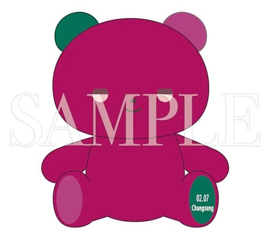 Paradox Live BIRTHDAY BEAR AMPRULE Chungsung Baek Plush 2024 Japan Limited