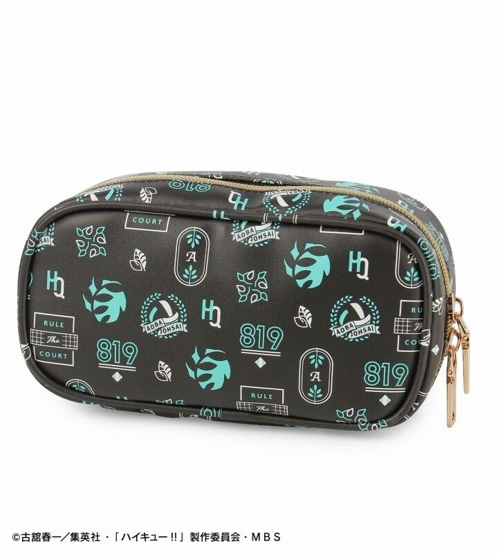 Haikyuu!! Haikyu Aoba Johsai High School Motif Pouch Case Bag Japan Limited