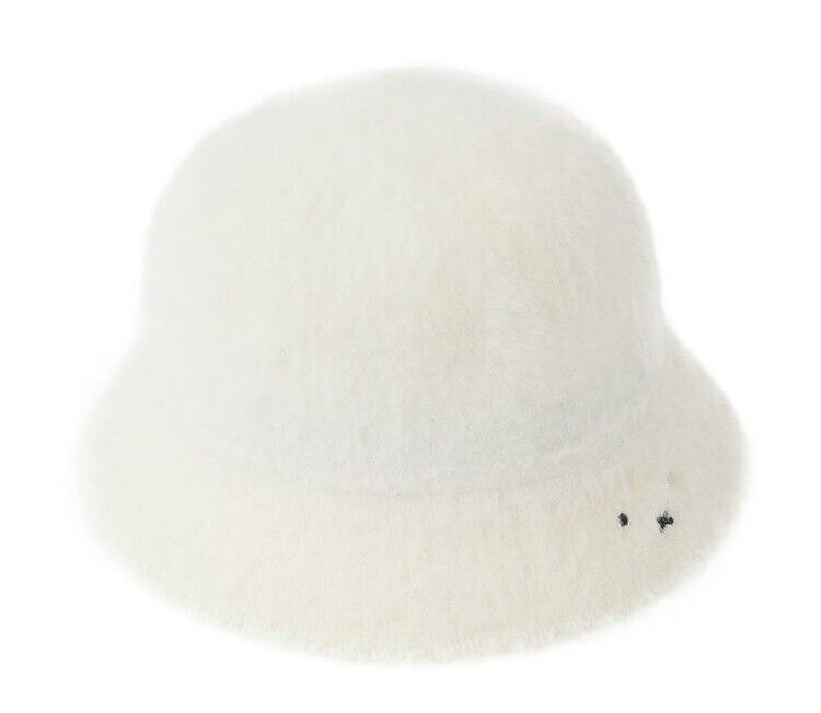 Miffy Face Shaggy Bell Hat White Unisex Japan Limited