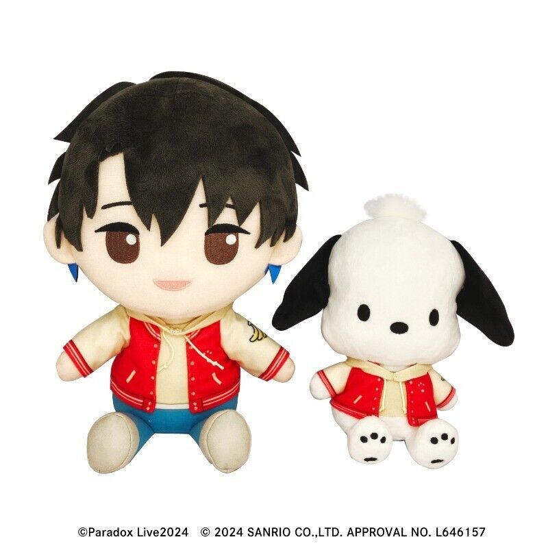 Paradox Live Goku Luck Yuto Inukai Sanrio Pochacco Plush Set Japan Limited